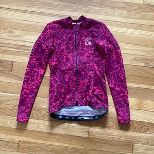Eliel long sleeved cycling jersey pink XS